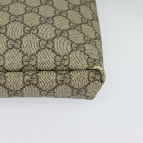 GUCCI GG Supreme Shoulder Bag Pvc Beige Gold - Picture 11 of 16